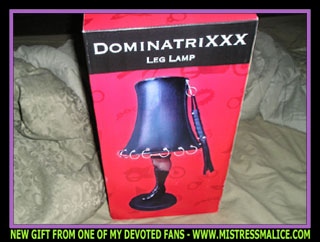 DOMINATRIX LEG LAMP