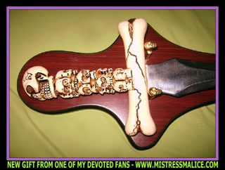 NEW SKULL SWORD TO REPLACE ONE I LOST